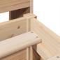 Preview: Massivholzbett ohne Matratze 150x200 cm Kiefernholz