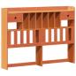 Preview: Massivholzbett ohne Matratze Wachsbraun 150x200 cm Kiefernholz