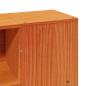 Preview: Massivholzbett ohne Matratze Wachsbraun 160x200 Kiefernholz