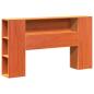 Preview: Massivholzbett ohne Matratze Wachsbraun 140x200 cm Kiefernholz