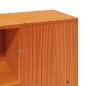 Preview: Massivholzbett ohne Matratze Wachsbraun 140x200 cm Kiefernholz