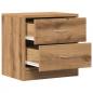Preview: Nachttische 2 Stk. Artisan-Eiche 40x30x40 cm Holzwerkstoff