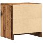 Preview: Nachttische 2 Stk. Altholz-Optik 40x30x40 cm Holzwerkstoff