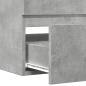 Preview: Waschbeckenunterschrank Betongrau 90x38,5x45 cm Holzwerkstoff