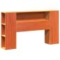 Preview: Massivholzbett ohne Matratze Wachsbraun 135x190 cm Kiefernholz