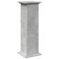 Preview: Postament mit Stauraum Betongrau 31x30x90 cm Holzwerkstoff