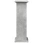 Preview: Postament mit Stauraum Betongrau 31x30x90 cm Holzwerkstoff