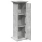 Preview: Postament mit Stauraum Betongrau 31x30x90 cm Holzwerkstoff