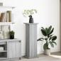 Preview: ARDEBO.de - Postament mit Stauraum Grau Sonoma 31x30x90 cm Holzwerkstoff