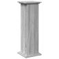 Preview: Postament mit Stauraum Grau Sonoma 31x30x90 cm Holzwerkstoff