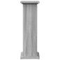 Preview: Postament mit Stauraum Grau Sonoma 31x30x90 cm Holzwerkstoff