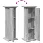 Preview: Postament mit Stauraum Grau Sonoma 31x30x90 cm Holzwerkstoff