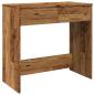 Preview: Schreibtisch Altholz-Optik 80x40x75 cm Holzwerkstoff