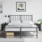 Preview: Nachttische 2 Stk. Schwarz 36x39x43,5 cm Stahl