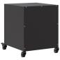 Preview: Nachttische 2 Stk. Schwarz 36x39x43,5 cm Stahl