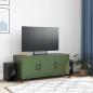 Preview: TV-Schrank Olivgrün 100,5x39x43,5 cm Stahl