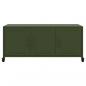 Preview: TV-Schrank Olivgrün 100,5x39x43,5 cm Stahl
