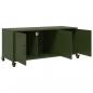 Preview: TV-Schrank Olivgrün 100,5x39x43,5 cm Stahl