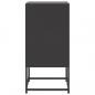 Preview: Nachttisch Schwarz 36x39x78 cm Stahl