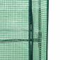 Preview: Hochbeet mit Gewächshaus-Aufsatz Rattan-Optik 80x40x123 cm