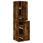 Preview: Apothekerschrank Räuchereiche 30x41x144,5 cm Holzwerkstoff