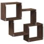 Preview: Wandschrank 78x18x71 cm Eichen-Optik Holzwerkstoff