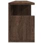 Preview: Wandschrank 100x20x30 cm Braun Eichen-Optik Holzwerkstoff