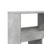 Preview: Bücherregal Betongrau 100x33x125,5 cm Holzwerkstoff