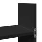 Preview: Wandschrank 100x18x40 cm Schwarz Holzwerkstoff