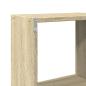 Preview: Wandschrank 78x18x71 cm Sonoma Eiche Holzwerkstoff