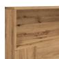 Preview: Bett-Kopfteil mit Ablagen Artisan-Eiche 200x19x103,5 cm