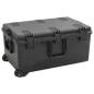 Preview: ARDEBO.de - Koffer für Flugreise Tragbar Schwarz 79,5x52x39 cm PP