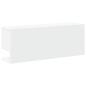 Preview: Wandschrank 80x20x30 cm Weiß Holzwerkstoff