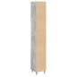 Preview: Badschrank Betongrau 30x30x190 cm Holzwerkstoff