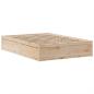 Preview: Massivholzbett ohne Matratze 150x200 cm Kiefernholz