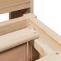 Preview: Massivholzbett ohne Matratze 150x200 cm Kiefernholz