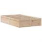 Preview: Massivholzbett ohne Matratze 135x190 cm Kiefernholz