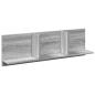 Preview: Wandschrank 100x16,5x30 cm Grau Sonoma Holzwerkstoff