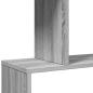 Preview: Raumteiler-Bücherregal 5 Etagen Grau Sonoma 70x24x161 cm