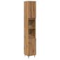 Preview: Badschrank Artisan-Eiche 30x30x190 cm Holzwerkstoff