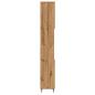 Preview: Badschrank Artisan-Eiche 30x30x190 cm Holzwerkstoff