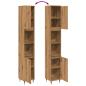Preview: Badschrank Artisan-Eiche 30x30x190 cm Holzwerkstoff