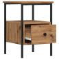 Preview: Nachttisch Artisan-Eiche 34x36x50 cm Holzwerkstoff