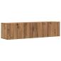 Preview: TV-Wandschrank Artisan-Eiche 120x30x30 cm Holzwerkstoff