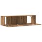 Preview: TV-Wandschrank Artisan-Eiche 120x30x30 cm Holzwerkstoff