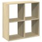 Preview: Raumteiler-Bücherregal Sonoma-Eiche 69,5x29x69,5 cm