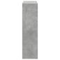 Preview: Raumteiler-Bücherregal Betongrau 102x29x103,5 cm Holzwerkstoff