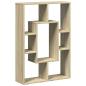 Preview: Bücherregal Sonoma-Eiche 63x20x90 cm Holzwerkstoff