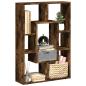 Preview: ARDEBO.de - Bücherregal Räuchereiche 63x20x90 cm Holzwerkstoff
