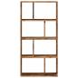 Preview: Bücherregal Altholz-Optik 60x20x120 cm Holzwerkstoff
